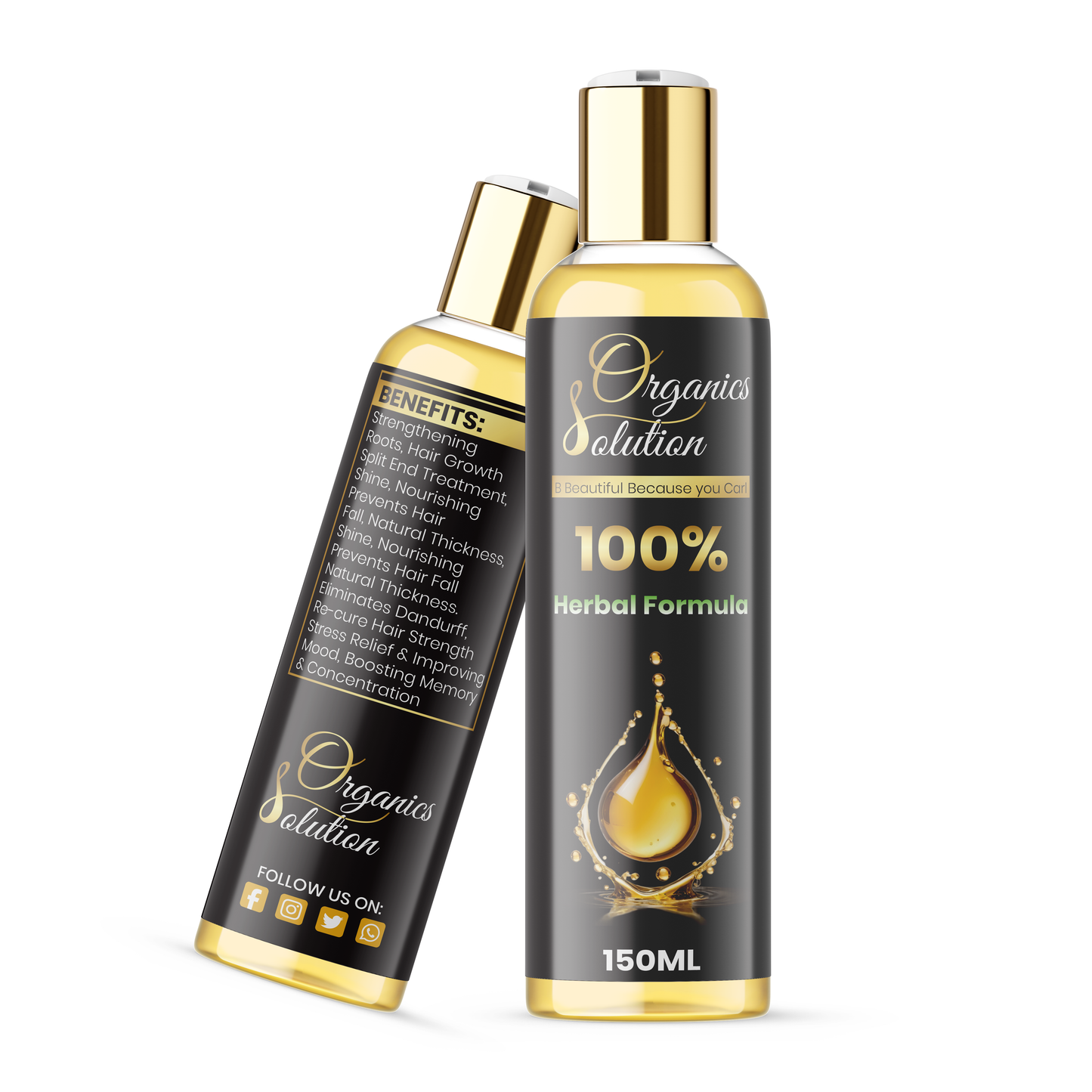 Organic Solution – 100% Natural Hair Oil